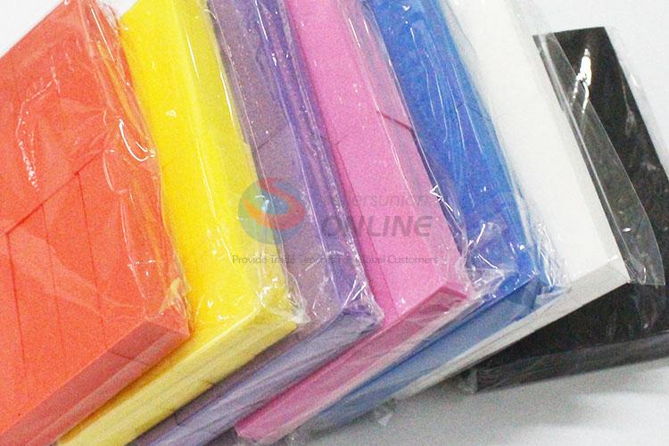 China factory price high quality 7pcs colorful nail files