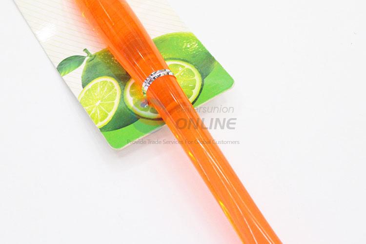 Wholesale cheap top quality orange spoon