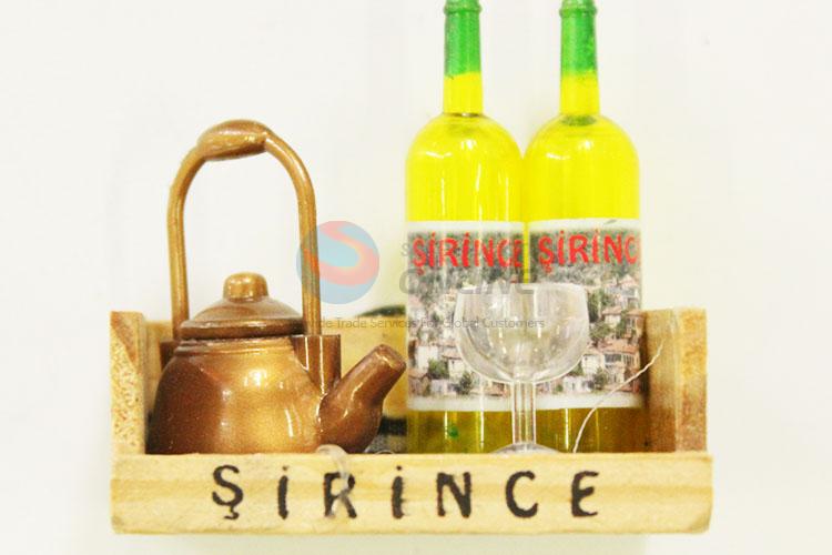 Wholesale Wine Fridge Magnet/Refrigerator Magnet for Decoration