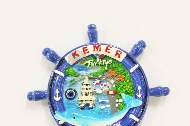 Blue Helm Shaped Fridge Magnet/Refrigerator Magnet for Decoration