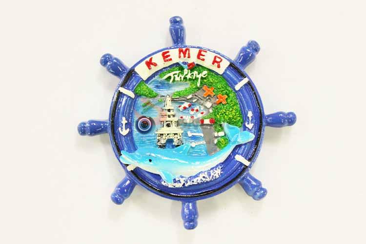 Blue Helm Shaped Fridge Magnet/Refrigerator Magnet for Decoration