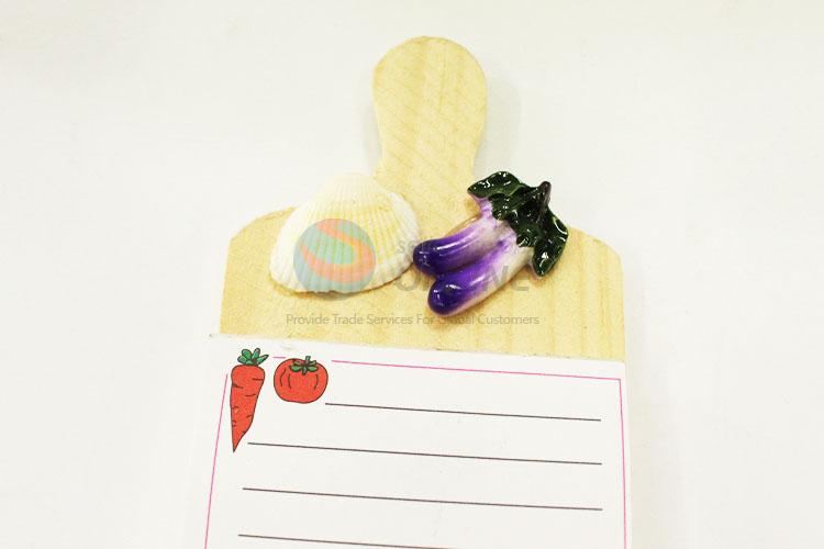 Cutting Board Shaped Fridge Magnet/Refrigerator Magnet with Egg Plant