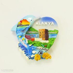 Alanya Heart Shaped Fridge Magnet/Refrigerator Magnet for Decoration