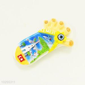 Wholesale Promotional Slipper Shaped Fridge Magnet/Refrigerator Magne for Decoration