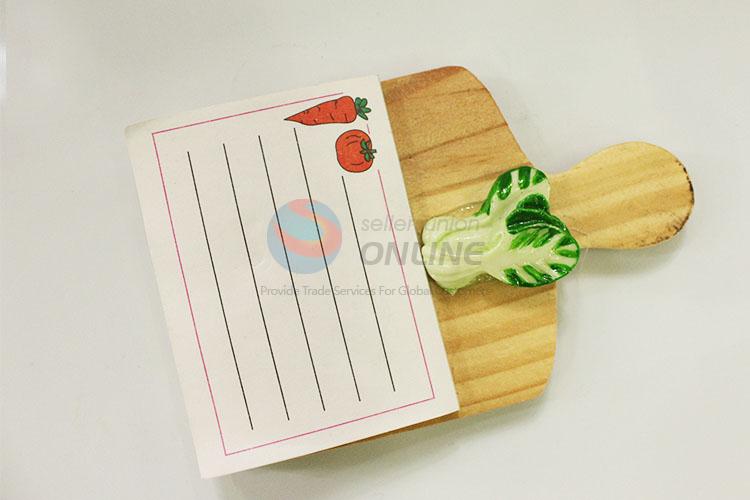 Cutting Board Shaped Fridge Magnet/Refrigerator Magnet with Green Vegetables