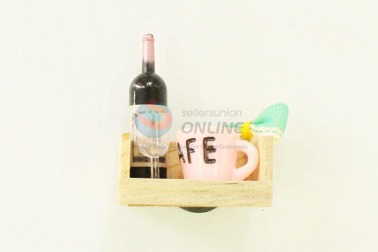 Wine and Coffee Fridge Magnet/Refrigerator Magnet for Decoration