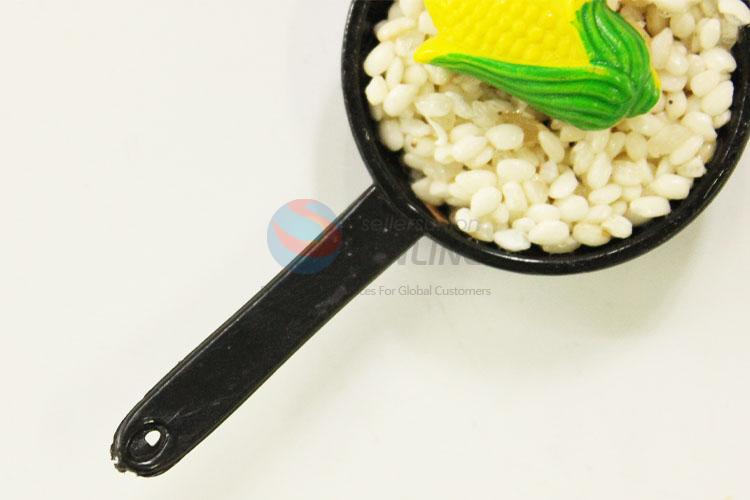 Pan Shaped Fridge Magnet/Refrigerator Magnet for Decoration with Corn