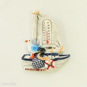 Ship Shaped Fridge Magnet/Refrigerator Magnet with Thermometer