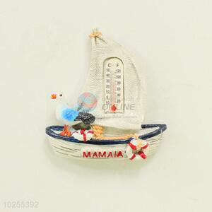 Mamaia Ship Shaped Fridge Magnet/Refrigerator Magnet with Thermometer