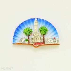 Fan Shaped Fridge Magnet/Refrigerator Magnet for Decoration