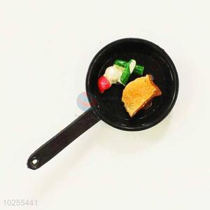 Pan Shaped Fridge Magnet/Refrigerator Magnet for Decoration with Bread