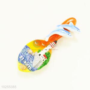 Orange Spoon Shaped Fridge Magnet/Refrigerator Magnet for Decoration