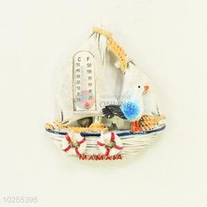 New Arrival Ship Shaped Fridge Magnet/Refrigerator Magnet with Thermometer