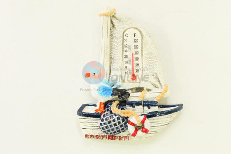 Ship Shaped Fridge Magnet/Refrigerator Magnet with Thermometer