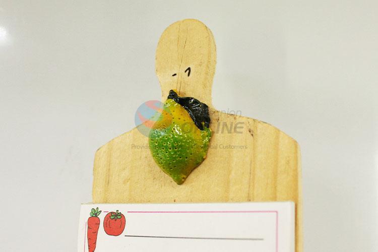 Cutting Board Shaped Fridge Magnet/Refrigerator Magnet with Pear