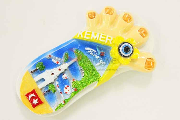 Wholesale Promotional Slipper Shaped Fridge Magnet/Refrigerator Magne for Decoration