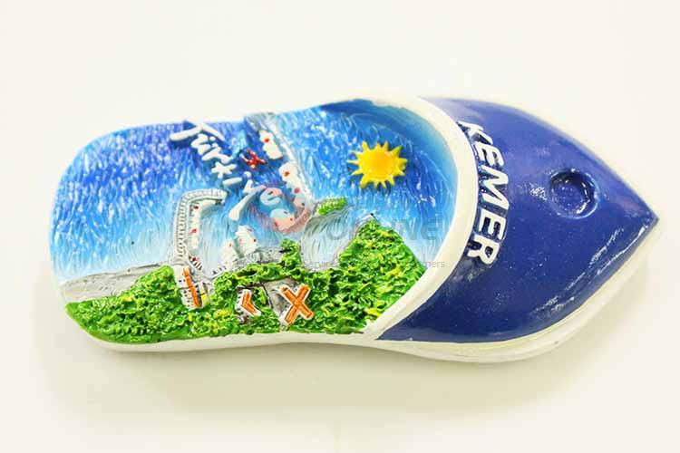 Blue Ship Shaped Fridge Magnet/Refrigerator Magnet for Decoration