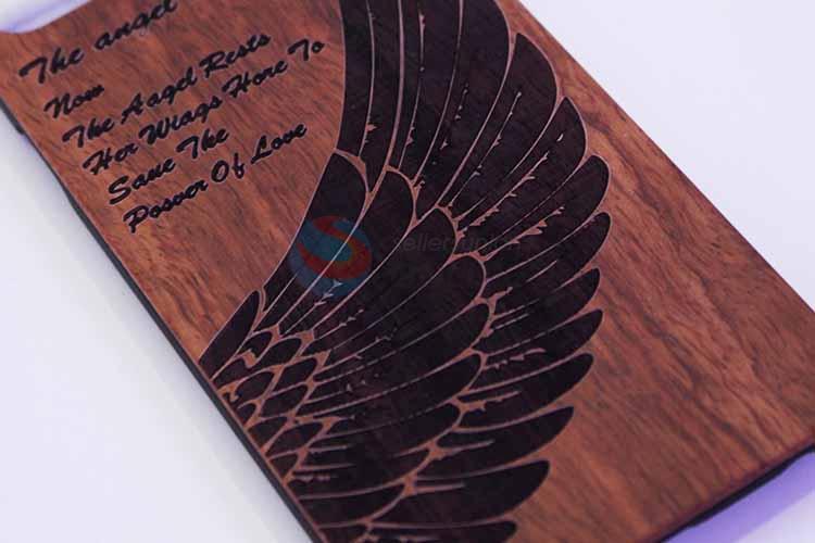 Wing Pattern Wood Mobile Phone Shell Phone Case For iphone6/6 Plus