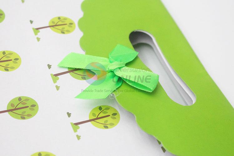 Wholesale cool 3pcs green gift bags