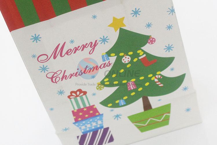 China factory price Christmas kraft paper gift bag