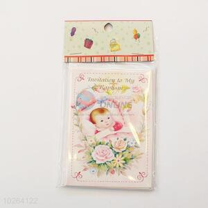 Hot Cute Little Baby Pattern /Greeting Card