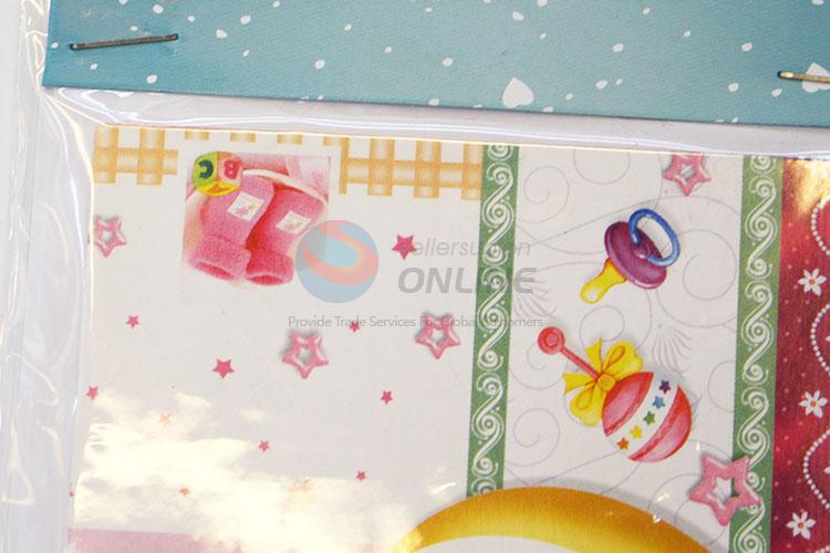 Low Price New Born Baby Printed Cards Greeting Wishes Cards