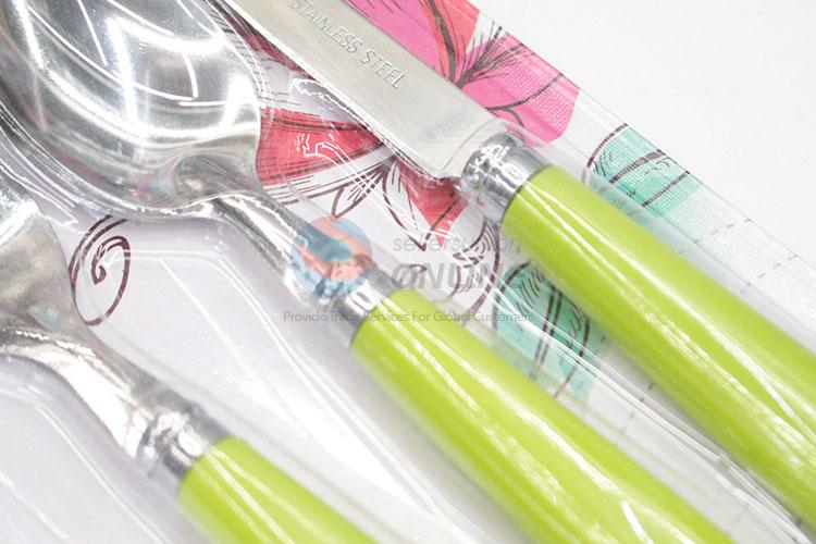 Pretty Cute Stainless Steel Tableware Knife, Fork and Spoon Set