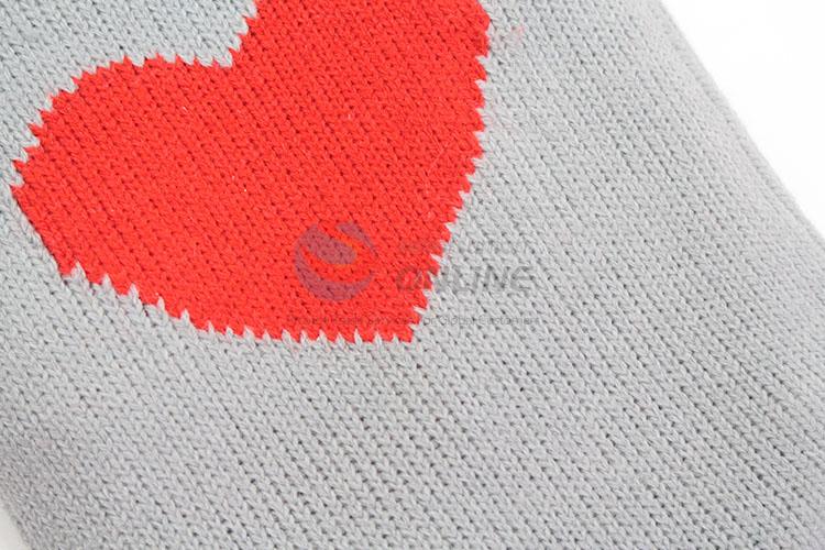 Hot Water Bag with Heart Pattern Woolen Cover