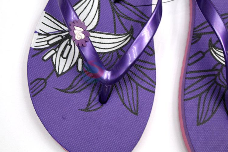 Competitive Price Purple Summer Slippers for Sale