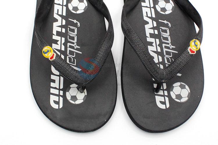 Promotional Football Pattern Summer Slippers for Sale