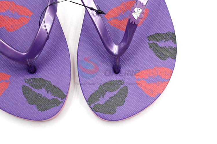 New and Hot Purple Summer Slippers for Sale