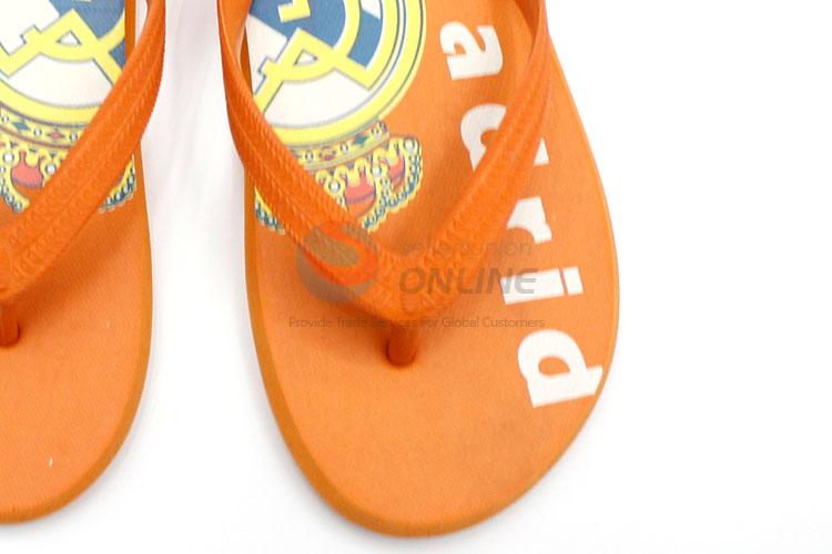 Factory High Quality Orange Summer Slippers for Sale