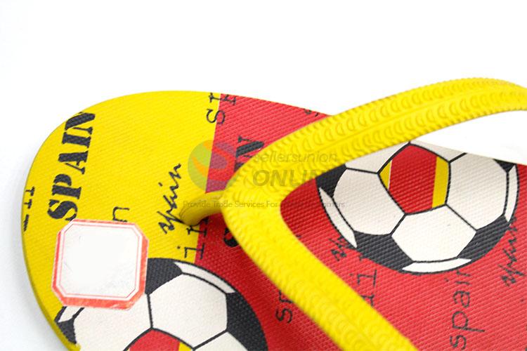 Fashionable Football Printed Summer Slippers for Sale