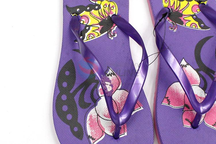 Wholesale Supplies Purple Summer Slippers for Sale