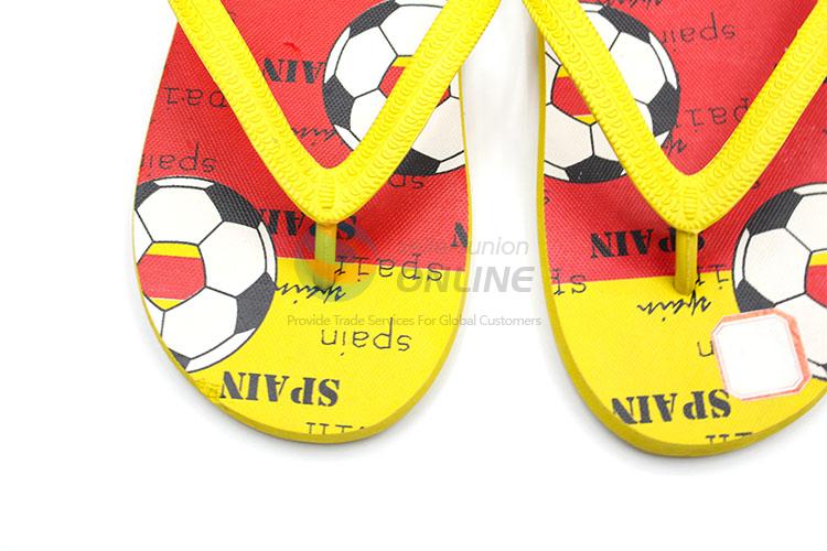 Fashionable Football Printed Summer Slippers for Sale