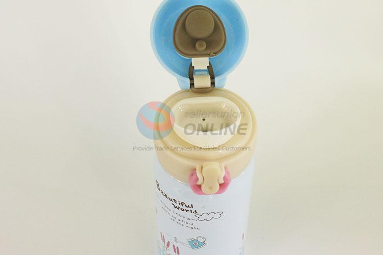 Factory Direct Cartoon Printed Water Bottle 201 Stainless Steel Vacuum Cup Portable Water Bottles