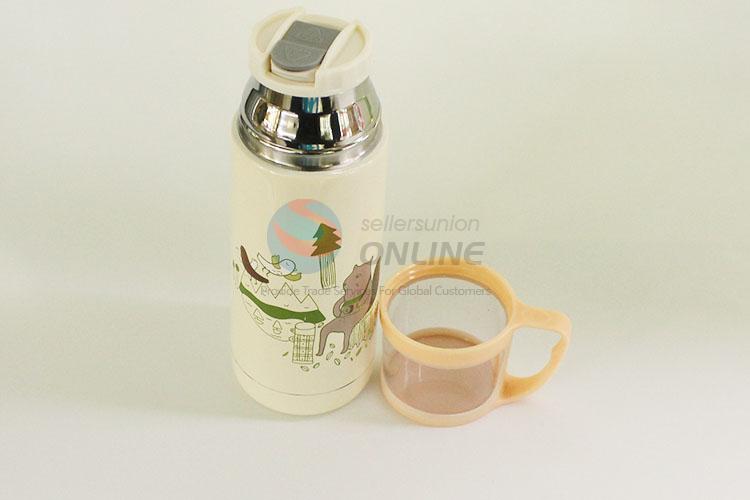 Portable Cute Cartoon Bear Pattern Portable Water Bottle Water Cup/304 Stainless Steel Vacuum Cup