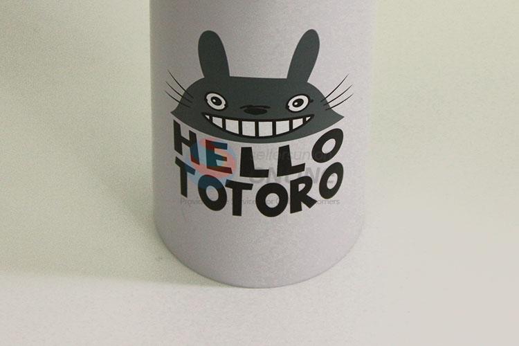 Portable Lovely Cartoon Totoro Pattern 304 Stainless Steel Vacuum Cup Portable Water Bottles