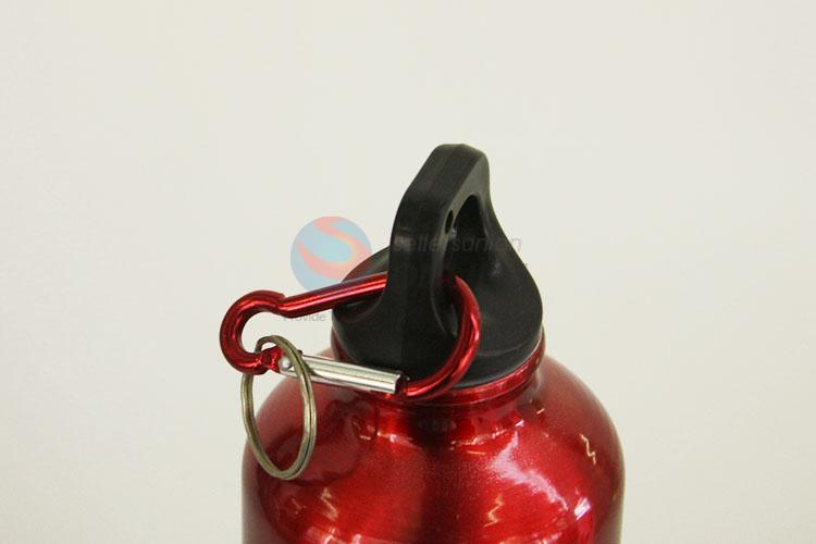 Red Color Simple Style Sports Water Bottle Mug Cup Flask for Cycling Fishing Yoga