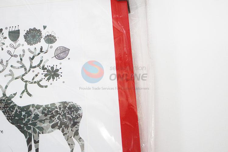 Simple Fashion Red Frame Sika Deer Pattern Wall Painting Crafts