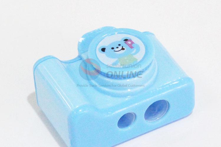 Popular low price high sales camera shape 4pcs pencil sharpeners