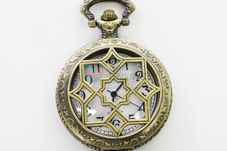 Newly Hollow Design Bronze Zinc Alloy Pocket Watches