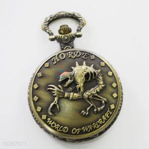 Monster Design Metal Quartz Pocket Watches