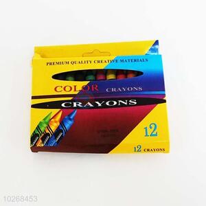 Factory Hot Sell 12pcs Medium Size Color Crayons for Sale