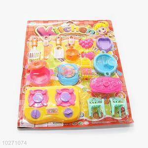 Wholesale Cheap Children Toy Plastic Kitchenware Cooking Set