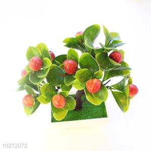 Cheap wholesale best selling artificial fruit pot/fake potted plant