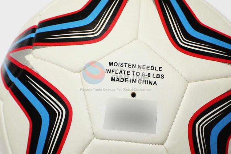 2017 Hot PVC Soccer Ball Printed Footballs with Cloth Liner