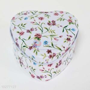 New arrival heart shape metal cute gift package box