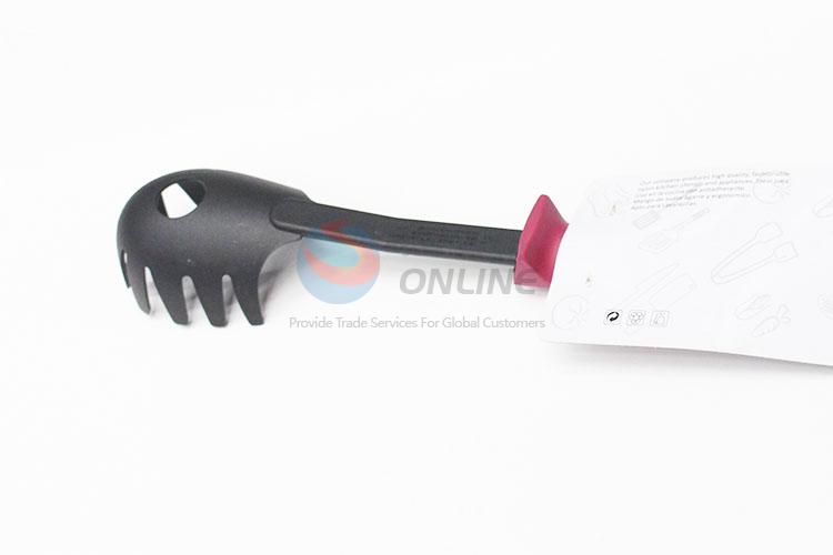 Black Plastic Spaghetti Server With Rubber Handle