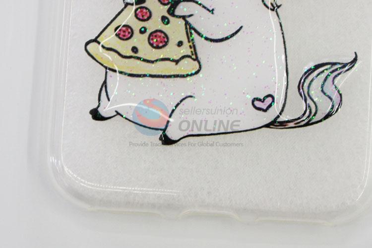 Lovely Cartoon Unicorn Printed Silicone Mobile Phone Shell for iphone